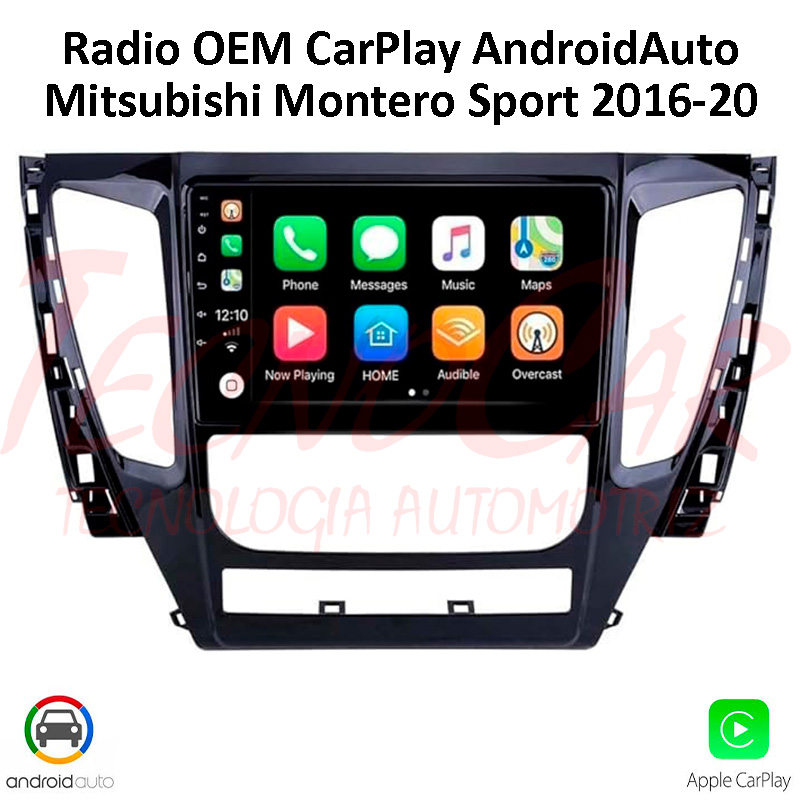 RADIO MITSUBISHI MONTERO SPORT 2016-20 CARPLAY / ANDROID AUTO / 9.1"